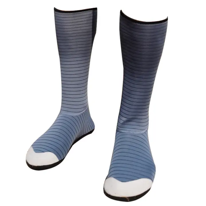 Zapatos de buceo, zapatos de snorkel de tubo largo, zapatos de natación antideslizantes de secado rápido para hombres y mujeres, zapatos de playa con suela gruesa y anticortes. - 1