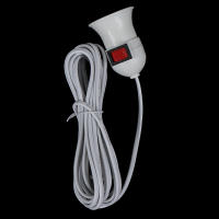 Soporte De Bombilla Con Interruptor E27 2.5/4M Cable Plug-in Para Lámpara Colgante Estilo Americano Portátil Base De Luz 1PC - details 3
