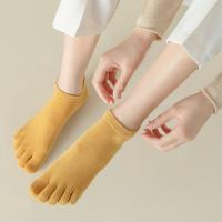 Calcetines De Mujer a Cinco Dedos 5 Pares Algodón De Alta Calidad Calcetines De Tobillo Para Yoga Y Deportes Con Dedos Separados - details 8