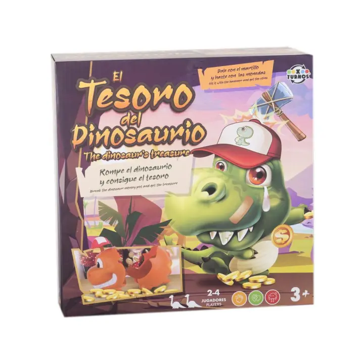 Juego El Tesoro del Dinosaurio Juguetes XTURNOS - 1