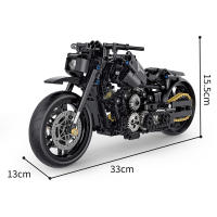 Conjunto De Bloques De Construcción De Motocicleta Técnica 586 Piezas Kit De Modelo Super Motocicleta Para Adultos Y Niños Juguete Artesanal Regalo Para Niños Hombres - details 6