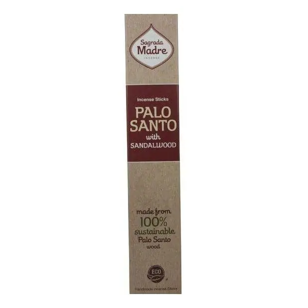 INCIENSOSHOP - 2 unidades de incienso de Palo Santo con Sándalo de Sagrada Madre hecho a mano con Amor en Argentina - 1