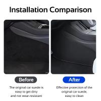 Cubierta Protectora De Cuero Para Control Central De Tesla Model 3 Model Y Tapete Antideslizante Para Pie Accesorios De Coche Anti- Suciedad Y Anti- Golpes - details 2