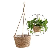 Juego De 1 Macramé De Algodón Jute Para Colgar Plantas En Interior Y Exterior Soporte De Rama Para Macramé De Jardín - details 1