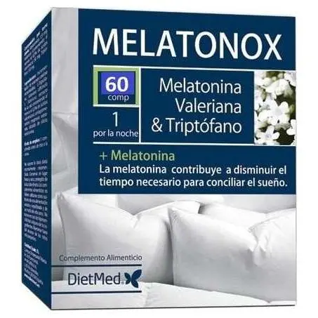 Dietmed Melatonox Melatonina Valeriana & Triptofano 30Comp - 1