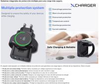 XCharger All in One 43W: Cargador Multifuncional de Carga Rápida con Cable USB-C y Cargador de Reloj, Compatible con la Serie Samsung Galaxy, Incluyendo Galaxy Tab, Galaxy Watch y Galaxy Buds. Equipado con un Cargador Específico para Galaxy Watch. - details 5