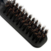 Cepillo De Barba Para Hombres Con Pelo De Cerdo Suave Cepillo De Afeitar Plegable Para Barba Y Bigote Peine Para Peluquería Y Estilizado De Cabello - details 4