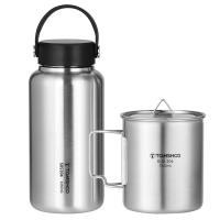 Botella Deportiva Tomshoo De Acero Inoxidable 1.05L Resistente a Fugas Ideal Para Camping Y Actividades Al Aire Libre Taza De Agua De 750ml - details 8