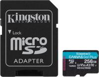 Kingston Canvas Go! Plus Micro SDXC SD MicroSDXC 170R A2 U3 V30 Tarjeta de Memoria 64GB / 128GB / 256GB / 512GB SDXC, Clase 30, A2, 170 MB/s, con ADP Adaptador - Ideal para Cámaras de Acción, Drones y Dispositivos Android, Compatible con DJI Osmo Pocket 3 - details 0