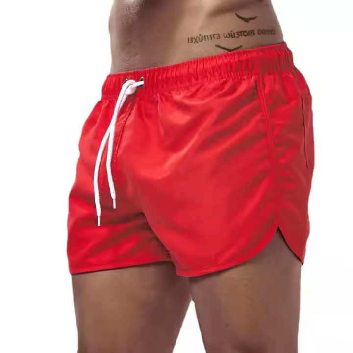 Shorts De Verano Casuales Para Hombre Algodón Transpirable Shorts De Playa Comodidad Deportivos Para Baloncesto Y Running - 1