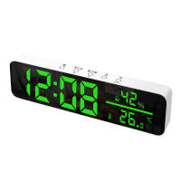 Sensor De Temperatura Y Humedad WiFi Tuya Con Alarma De Tiempo Y Espejo LED Para Decoración De Sala De Estar Pantalla De LED Material ABS - details 15