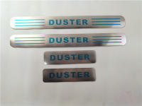 4PCS/Lot Placa De Entrada Ultrafina De Acero Inoxidable Para Renault DUSTER Cubierta De Pedal De Puerta Del Coche - details 0
