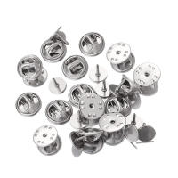 20 Sets De Base Para Broches De Acero Inoxidable Para Portarbadges Y Cabochones Accesorios Para La Fabricación De Joyas DIY Espaciadores Para Cufflinks - details 0