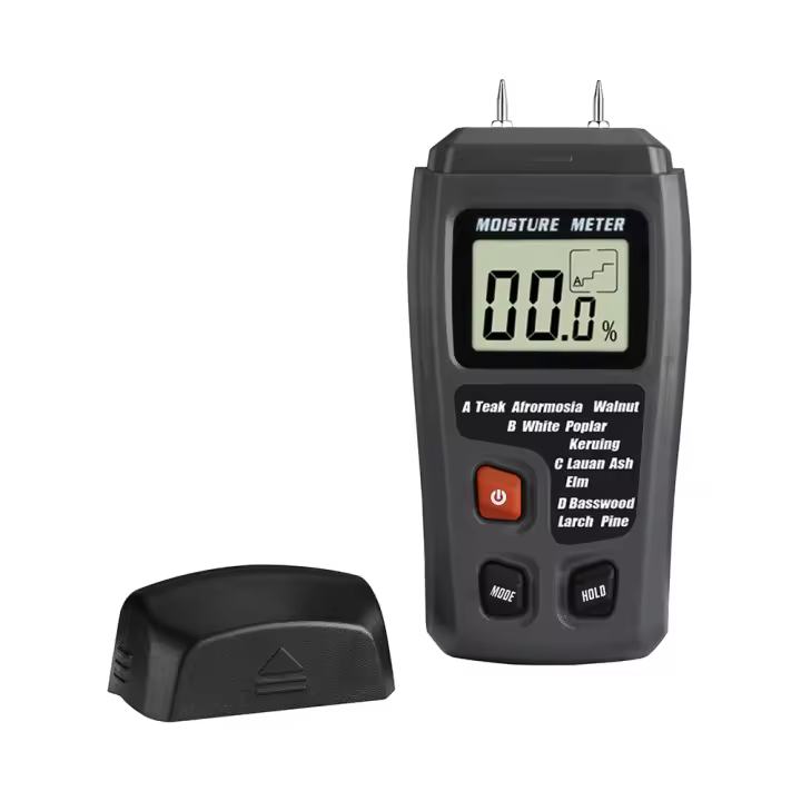 Profesional 0 ~ 99.9% digital Madera humedad metertimber higrómetro portátil Pantalla LCD detector de humedad - 1