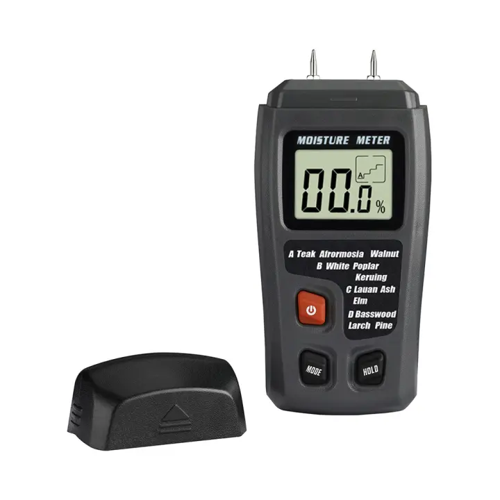Profesional 0 ~ 99.9% digital Madera humedad metertimber higrómetro portátil Pantalla LCD detector de humedad - 1