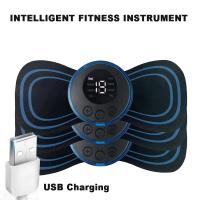 Masajeador Eléctrico De Cuello Con Pantalla LCD EMS 8 Modos Pulso Estimulador Muscular Portátil Alivio Del Dolor Cervical Y Espalda - details 2