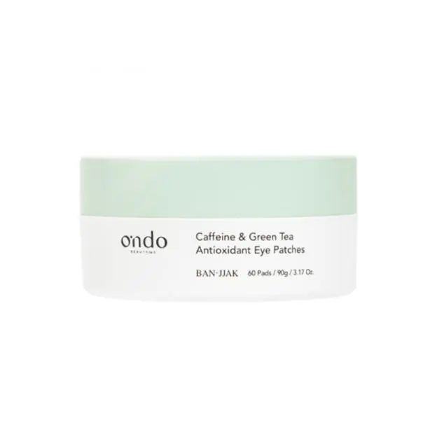 Ondo Beauty. 36.5 - CAFFEINE & GREEN TEA ANTIOXIDANT EYE PATCHES - Parches de hidrogel para el contorno de ojos con cafeína y té verde reducen la aparición de arrugas, círculos oscuros e hinchazón alrededor de los ojos. - 60parches - 1