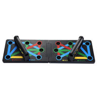 Set De Tablas De Arranque Push-up Multifuncional Plegable Para Entrenamiento De Pecho Abdomen Brazos/Spal Back Material ABS Negro - details 2