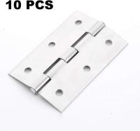 10 piezas de harrajespara muebles de Maple inoxidable para el hogar, bisagras para Puerta de 55 mm x 33 mm de longitud - details 4