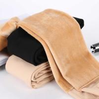 Pantimedias Calientes De Verano Otoño Invierno Para Mujer Negro Elásticas Superiores Moda Casual Terciopelo Grueso Pantimedias - details 17