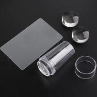 Estampador De Uñas Transparentes Con Desbaste 2pcs Cabeza De Silicona Para Impresión De Uñas Francesas Herramientas De Manicura - details 2
