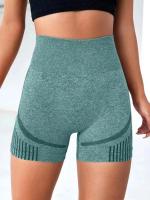 Shorts De Yoga Para Mujer Cintura Alta Fitness Running Pantalones De Gimnasio Levantamiento De Glúteos Sportswear Yoga Push up Shorts De Entrenamiento - details 4