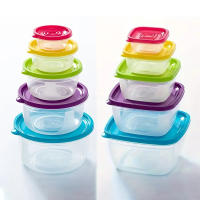 Cajas De Almuerzo Bento Portátiles Para Almacenamiento De Alimentos 5Pcs Organizador De Frutas Y Verduras Rectangular Material Plástico Para Uso Doméstico Y Exterior - details 14