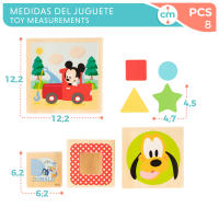 WOOMAX Disney Cubos de madera con formas - details 4