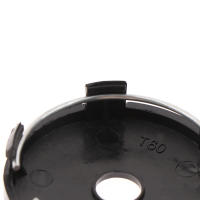4 Pcs Accesorios De Estilo Para Ruedas De Coche Centro Hubcap De Plástico Negro OD 60MM Accesorios De Rueda De Coche - details 8