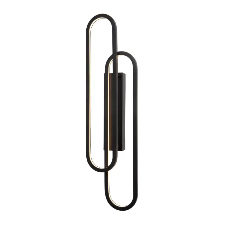 Lucide THELMA - Lámpara de pared - LED Regul. - 1x35W 2700K - Negro - 1