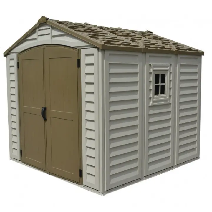 Casa de Campo de PVC DuraPlus 8 'x 8' Duramax Premier, 246x247x235 cm - 1