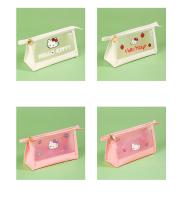 Bolsa De Maquillaje Impermeable Hello Kitty Para Mujer Organizador Coreano Estilo Solid Color Bolsa De Toallas Y Desechos - details 8