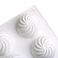 Molde De Galletas De Silicona En Forma De Espiral De Diamante Y Cactus Para Hornear Postres Y Hacer Mantequilla De Maní Herramientas De Cocina Para Hornear Velas Y Jabón DIY - details 15