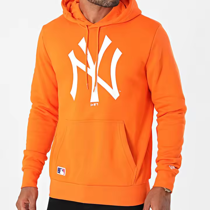 SUDADERA NEW ERA YANKEES NARANJA - 1