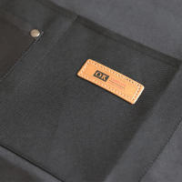 Bib Apron Ajustable De Moda Para Cocina Con Bolsillos Impermeable Y Antiaceite Para Chef De Restaurante Trabajo En La Cocina Uniforme De Barbero Para Hombres Y Mujeres - details 9