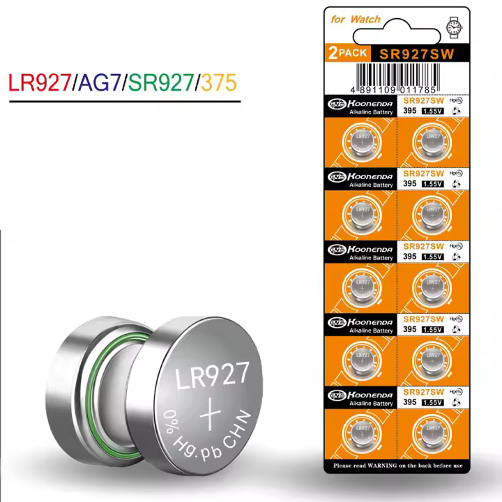 10x Pilas BOTON AG7 LR927 395 SR927 1.55V - 1