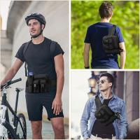Riñonera táctica con Bolsa para botella de Agua, riñonera para pasar al perro, Correr, senderismo, Viajes al Aire Libre. - details 4