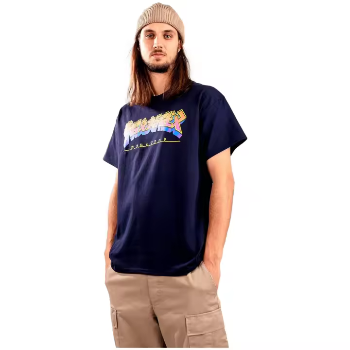 Camiseta Thrasher Godzilla Burst T-Shirt Navy Blue para Hombre en color Azul - 1