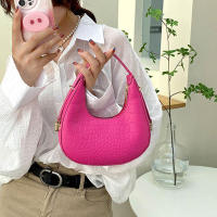 Bolso De Hombro En Forma De Crescent Para Mujer Bolso De Armpita Diseñador Bolso De Mano Diario Bolso Para Teléfono Vintage PU Suave - details 2