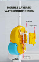 Juguete De Baño Interactivo Delfín Para Niños Juguetes Sensoriales De Agua Divertido Regalo Para Bebés De 1 a 3 Años Material ABS - details 5
