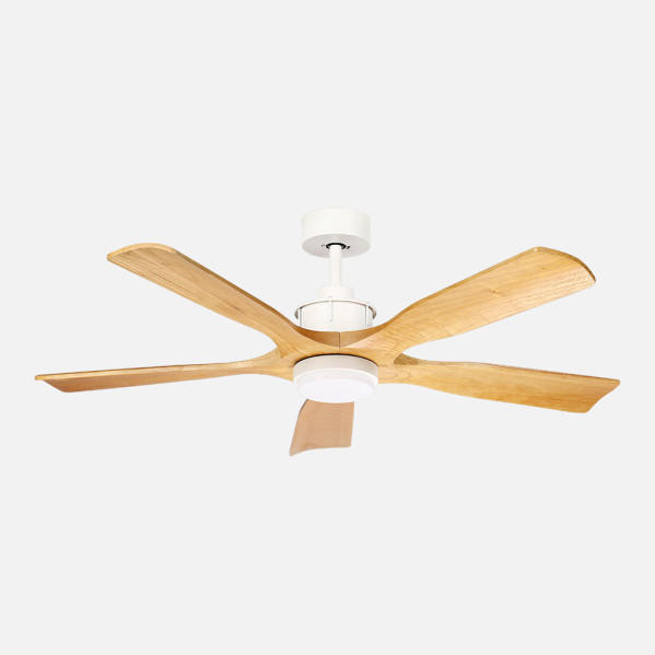 ABRILA - Ventilador DC Letur 18W | 5 Cuchillas | 6 velocidades | LED integrado | Luz opcional | Control remoto |… — oferta en Miravia