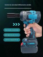 Llave de Impacto Eléctrica sin Escobillas 500Nm - Herramienta Profesional con Batería de Litio, Alta Torque para Talleres y Uso Industrial - details 5