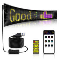 Panel De Pantalla LED Matriz De Pixeles Bluetooth APP Para Coche Hotel Bar Programmable LED Flexible Display Luz Nocturna DIY - details 8