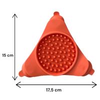 COTTECOTA-Tapete para lamer para perros,Colores al azar Tapete de silicona para alimentación de perros,Tapetes para comer para perros para aliviar la ansiedad y el aburrimiento, fuerte succión para un fácil aseo, Entretenimiento de perros - details 1