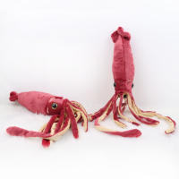 Juguete De Peluche De Calamar Rojo Simulado De 75 Cm Juguete De Peluche Suave Para Niños Regalo De Cumpleaños Y Halloween - details 0