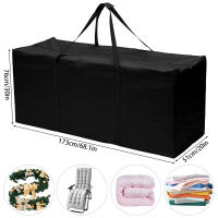 Bolsa De Almacenamiento Para Muebles De Jardín Y Árbol De Navidad Impermeable Y Resistente a La Ruptura De 210D Oxford Cubierta Ecológica Rectangular Multiusos - details 2