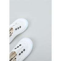 victoria INGLESA LONA ELÁSTICO DREC® Deportivas Planas Bebé - niño (hasta la talla 30) Blanco - details 1