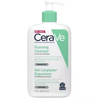 CERAVE GEL LIMPIADOR ESPUMOSO  1 ENVASE 473 ml - 1