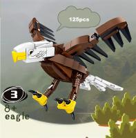 Bloques De Construcción Creativos Figuras De Animales Aves Cerdos Papagayos Gansos Modelos Educativos Cognitivos Para Niños - details 6