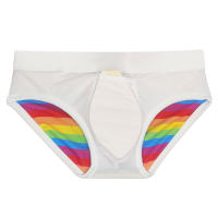Bragas De Natación Para Hombre En Blanco Con Estampado De Bandas Sport Y Playa Moda Verano Material Poliéster Y Spandex - details 8